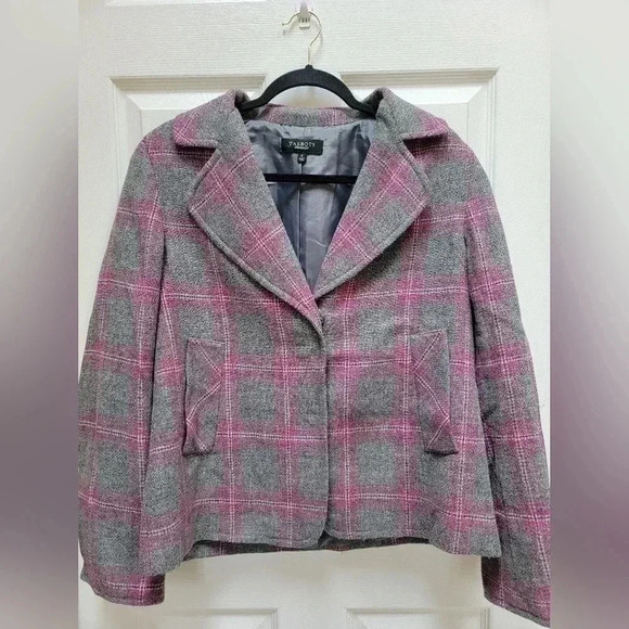 Talbots 80% Wool Women's Button Down Blazer Size 8 - Picture 1 of 4